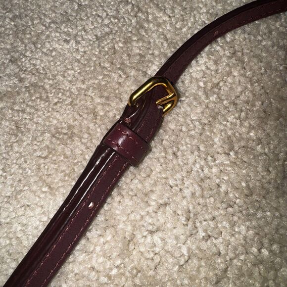Marc Jacobs 'Take Your Marc - Percy' Crossbody Bag - Burgundy / Wine - Pre-Owned - Picture 5 of 16